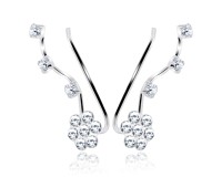 Beautiful flowers Silver Earring EL-202